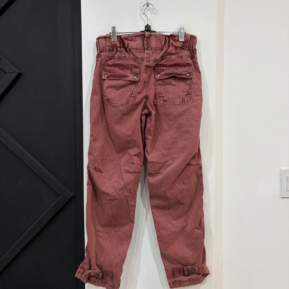Free People We The Free Red Marx Cargo Pants Utility Size XS - Picture 6 of 10